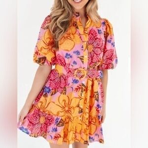 New | j.Marie The Emerson Belted Dress